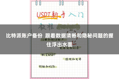 比特派账户备份 跟着数据清晰和隐秘问题的握住浮出水面