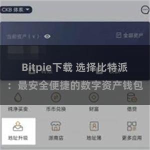 Bitpie下载 选择比特派：最安全便捷的数字资产钱包