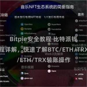 Bitpie安全教程 比特派钱包转账教程详解，快速了解BTC/ETH/TRX转账操作