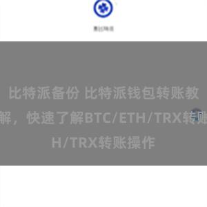 比特派备份 比特派钱包转账教程详解，快速了解BTC/ETH/TRX转账操作