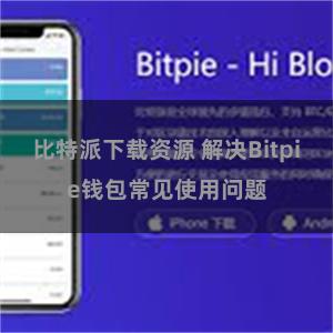 比特派下载资源 解决Bitpie钱包常见使用问题