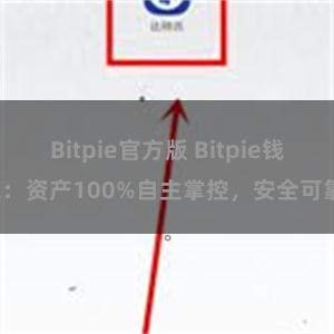 Bitpie官方版 Bitpie钱包：资产100%自主掌控，安全可靠。