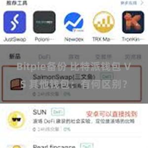 Bitpie备份 比特派钱包 VS 其他钱包：有何区别？