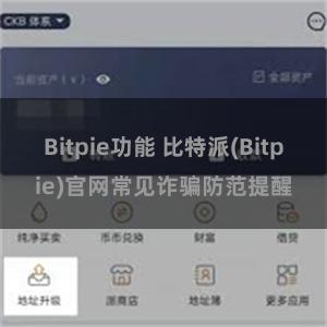 Bitpie功能 比特派(Bitpie)官网常见诈骗防范提醒