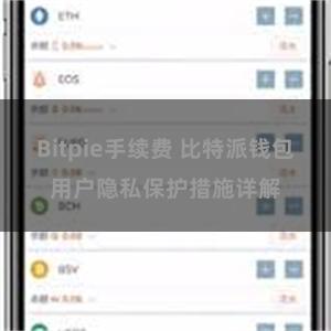 Bitpie手续费 比特派钱包用户隐私保护措施详解