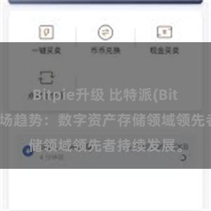 Bitpie升级 比特派(Bitpie)钱包市场趋势：数字资产存储领域领先者持续发展。