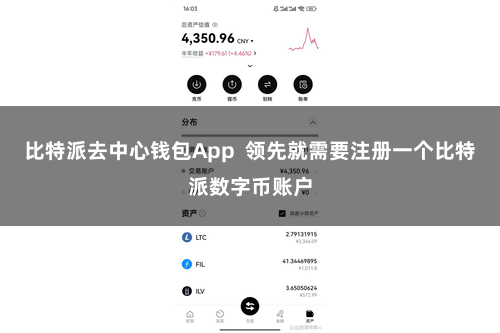 比特派去中心钱包App  领先就需要注册一个比特派数字币账户